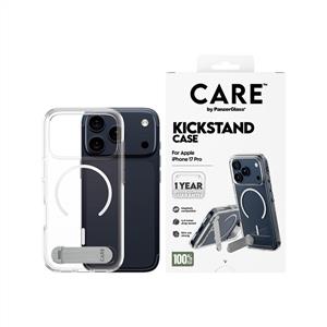 CARE™ by PanzerGlass® Kickstand MagSafe Kılıf Transparan Beyaz iPhone 18 Pro | 17 Pro