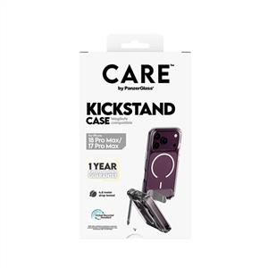CARE™ by PanzerGlass® Kickstand MagSafe Kılıf Transparan Beyaz iPhone 18 Pro Max | 17 Pro