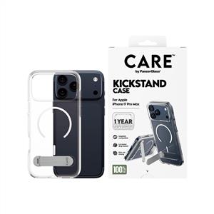 CARE™ by PanzerGlass® Kickstand MagSafe Kılıf Transparan Beyaz iPhone 18 Pro Max | 17 Pro