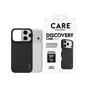 CARE™ by PanzerGlass® Discovery Aramid Fiber Kılıf iPhone 18 Pro | 17 Pro -  Siyah & Gri