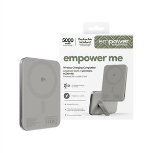 empower™ by PanzerGlass® Stantlı Powerbank | 5000mAh | Titanyum