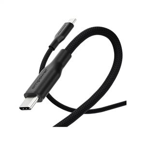 empower™ by PanzerGlass® Racing 60W USB-C to USB-C Şarj Kablosu | USB 2.0 | Uzay Siyahı