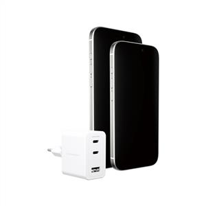 empower™ by PanzerGlass® Turbo 70W Çoklu Sarj Cihazı  2 x USB-C + USB-A | EU Plug | Beyaz