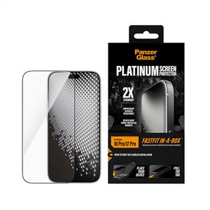 PanzerGlass® Platinum Ekran Koruyucu iPhone 18 Pro | 17 Pro | Hızlı Uygulama Kutulu