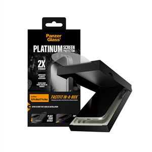PanzerGlass® Platinum Ekran Koruyucu iPhone 18 Pro Max |17 Pro Max| Hızlı Uygulama Kutulu