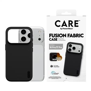 CARE™ by PanzerGlass® Fusion Fabric-Tech Dokuma Kılıf Siyah MagSafe iPhone 18 Pro | 17 Pro