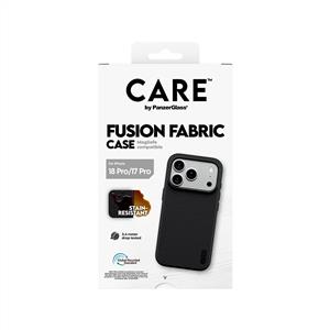 CARE™ by PanzerGlass® Fusion Fabric-Tech Dokuma Kılıf Siyah MagSafe iPhone 18 Pro | 17 Pro