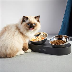 Petkit 15° Ayarlanabilir Çift Kase Kedi Mama Kabı