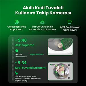 Petkit Purobot Max Pro Kameralı Akıllı Kedi Tuvaleti