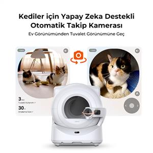PETKIT Purobot Ultra Akıllı Kameralı Kedi Tuvaleti