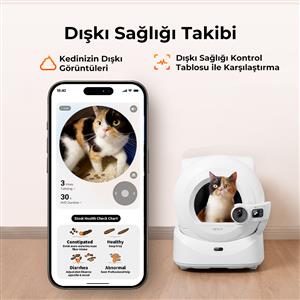 PETKIT Purobot Ultra Akıllı Kameralı Kedi Tuvaleti