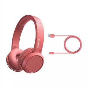 PHILIPS TAH4205 MİKROFONLU BLUETOOTH KULAK ÜSTÜ KULAKLIK - KIRMIZI