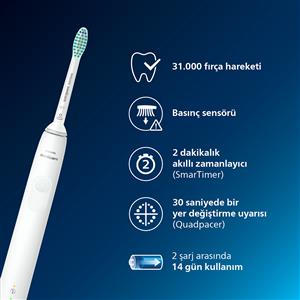 Philips HX3671/13 Sonicare 3100 Serisi Şarj Edilebilir Diş Fırçası