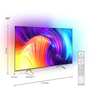 PHILIPS 50PUS8507 50inc 126 cm 4K UHD Android TV,3 Taraflı Ambilight,Uydu Alıcı