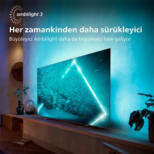 PHILIPS 55OLED707 55 139 cm 4K UHD Android Smart OLED TV,Uydu Alıcılı