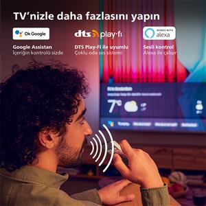 PHILIPS 55OLED707 55 139 cm 4K UHD Android Smart OLED TV,Uydu Alıcılı