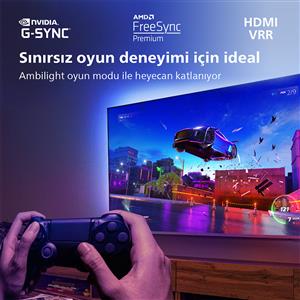 PHILIPS 55OLED807 55inc 139 cm 4K UHD Android Smart OLED TV,Uydu Alıcılı