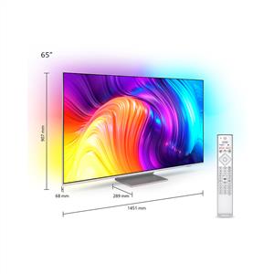 PHILIPS 65PUS8807 65inc 164 cm 4K UHD Android TV,3 Taraflı Ambilight,Uydu Alıcı