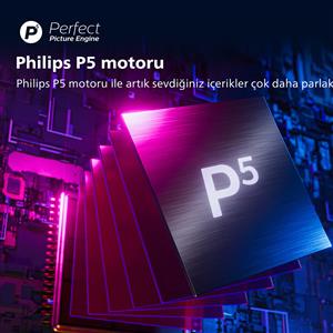 PHILIPS 65PUS8807 65inc 164 cm 4K UHD Android TV,3 Taraflı Ambilight,Uydu Alıcı