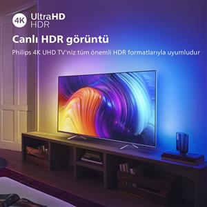 PHILIPS 86PUS8807 86inc 217 cm 4K UHD Android TV,3 Taraflı Ambilight,Uydu Alıcı