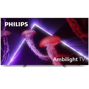 PHILIPS 77OLED807 77inc 194 cm 4K UHD Android Smart OLED TV,Uydu Alıcılı