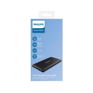 Philips 10.000 mAh PD 18W TYPE-C + 2X USB-A Bağlantılı Powerbank- Siyah
