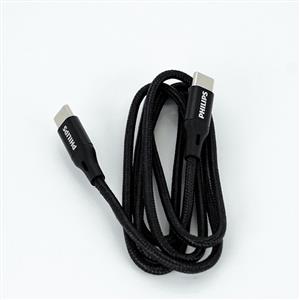 PHILIPS C TO C 1M SİYAH ÖRGÜLÜ ŞARJ KABLOSU