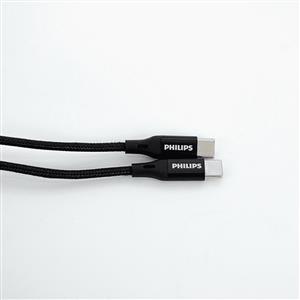 PHILIPS C TO C 1M SİYAH ÖRGÜLÜ ŞARJ KABLOSU