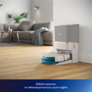 Philips XU7100/02 HomeRun 7000 Serisi Aqua Otomatik Boşaltma İstasyonlu Robot Süpürge