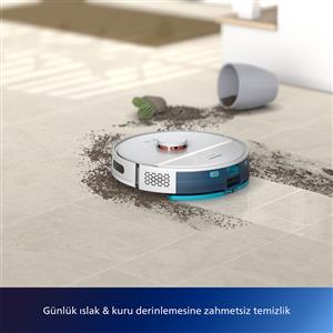 Philips XU3000/02 HomeRun 3000 Serisi Islak&Kuru Robot Süpürge Beyaz