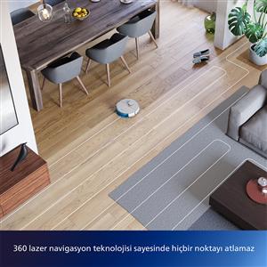 Philips XU3000/02 HomeRun 3000 Serisi Islak&Kuru Robot Süpürge Beyaz