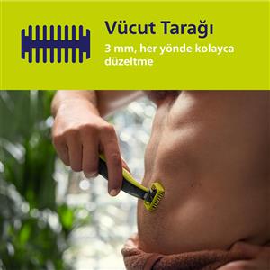 PHILIPS QP630/51 ONE BLADE YEDEK BIÇAK (3'Lü)