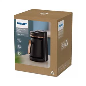 PHILIPS HDA150/60 Türk Kahve Makinesi (Siyah/Bakır)