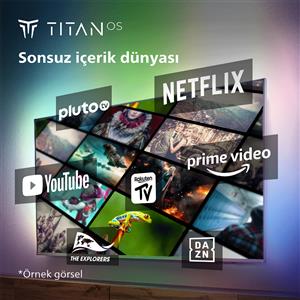 Philips Ambilight TV 50PUS8309 50inc 126 cm 4K UHD Smart TV,3 Taraflı Ambilight,Uydu Alıcı