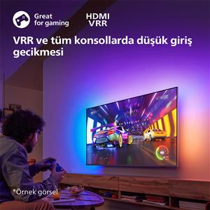 Philips Ambilight TV 50PUS8309 50inc 126 cm 4K UHD Smart TV,3 Taraflı Ambilight,Uydu Alıcı