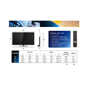 Philips Ambilight TV 55OLED809 55" 139cm 4K UHD Dolby Vision Dolby Atmos Google