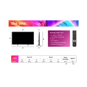 Philips Ambilight TV The One 75PUS8909 75" 189cm 4K UHD Dolby Vision Dolby Atmos