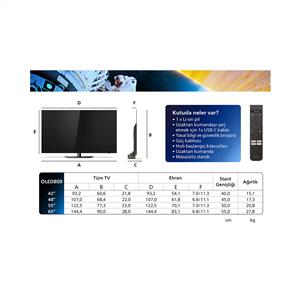 Philips Ambilight TV 42OLED809 42''(106 cm) 4K UHD Dolby Vision,Dolby Atmos,Google