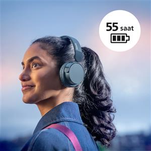 Philips TAH4209BL Kablosuz Kulak Üstü Kulaklık- Mavi