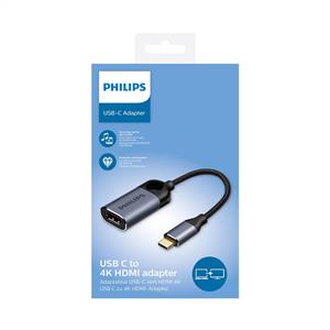 PHILIPS SWV6001/00 Type-c to -HDMI Adaptör 4K Kablo 15 cm