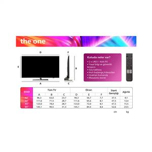 Philips Ambilight TV 65PUS8949 65" 164cm 4K UHD LED Dolby Atmos Titan OS