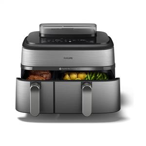 PHILIPS NA555/00 5000 Serisi Çift Hazneli Airfryer 9 L Fritöz