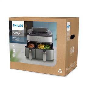 PHILIPS NA555/00 5000 Serisi Çift Hazneli Airfryer 9 L Fritöz