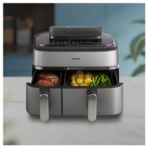 PHILIPS NA555/00 5000 Serisi Çift Hazneli Airfryer 9 L Fritöz