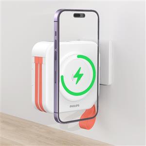 Philips DLP4347CW/00 Standlı 10.000 mAh MagSafe Duvar Şarj Cihazı -  Beyaz