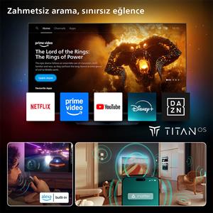Philips Ambilight TV 50PUS8500 4K UHD QLED 126cm 50" Smart TV Dolby Atmos Titan OS