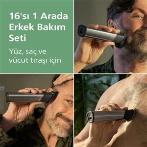 Philips 9000Serisi 16in1,Erkek Bakım Seti,Yüz/Saç/Vücut Tıraş Makinesi, MG9532/15