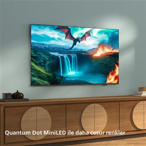Philips 55MLED810/12 4K QD MiniLED 139cm 55" Smart TV Dolby Atmos Titan OS