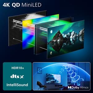 Philips 55MLED810/12 4K QD MiniLED 139cm 55" Smart TV Dolby Atmos Titan OS