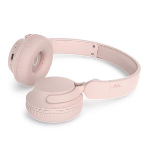Philips TAH4000PK Kablosuz Kulak Üstü Kulaklık, Dinamik Bas  70 Saat Pembe